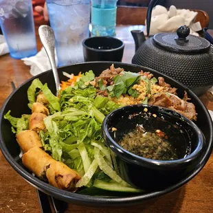 Vermicelli rice bowl combo
