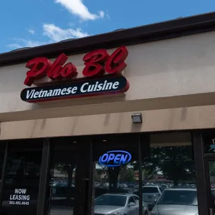 the front of a vietnamese cuisine restaurant