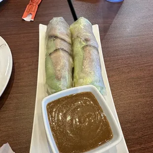Smoked Brisket Springroll - not worth the price