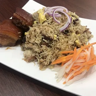 Shredded Pork Belly Fried Rice