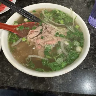 16. Rare Steak, Flank and Tendon Noodle Soup