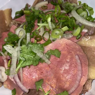 18. Rare Steak, Flank and Fat Brisket Noodle Soup