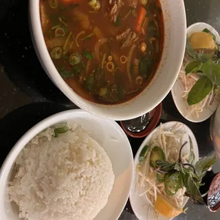50. Beef Stew Soup with Rice Noodle