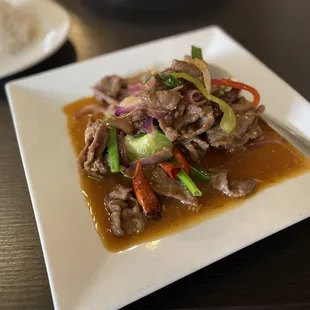 Beef lemongrass