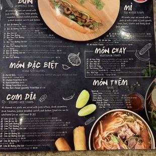 Menu 2/3