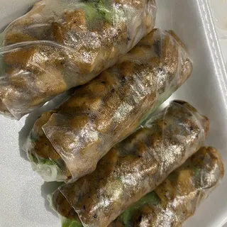 5. Grilled Chicken Spring Rolls