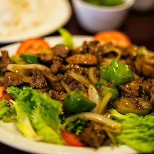 Shaken Beef Salad