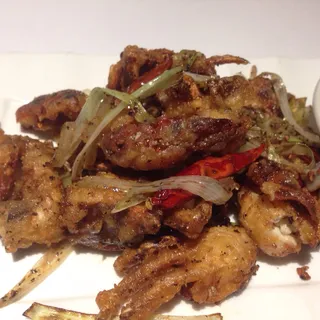 4. Salted Pepper Soft-Shell Crabs Special