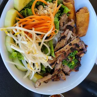 Pork vermicelli bowl  most excellent