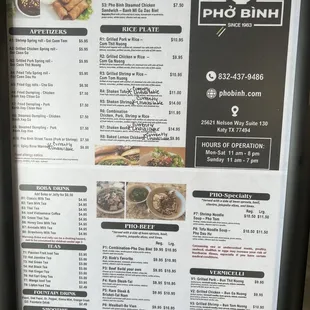 Menu as of 06-14-22