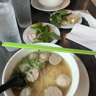 Meatball Noodle Soup