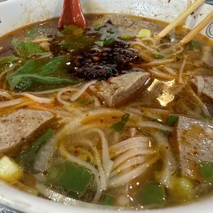 After I dressed it with chili oil and herbs