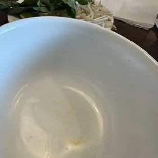 Asked for a small bowl and they brought this stained bowl. Gross.