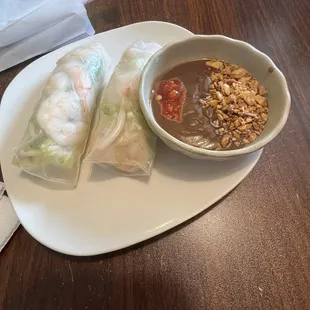 Small Fresh Spring Rolls