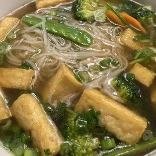 Tofu Pho, add Veggies