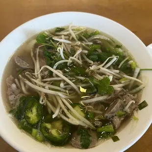 Pho Meatball and brisket