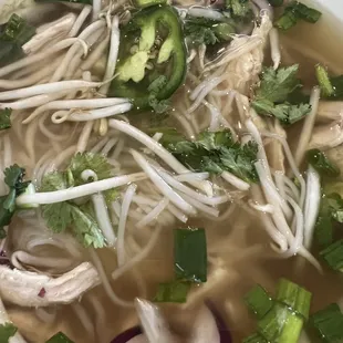 Pho Rice Noodle with Chicken