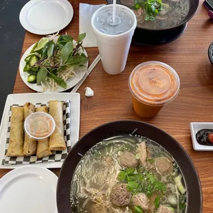 P3. Pho Taipho P5. Pho Tai Bo Vien A1. Eggrolls