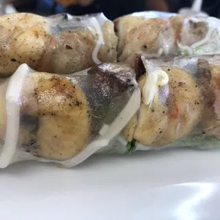 A4. Grilled Pork and Shrimp Spring Rolls