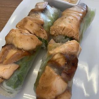 A5. Salmon Spring Rolls