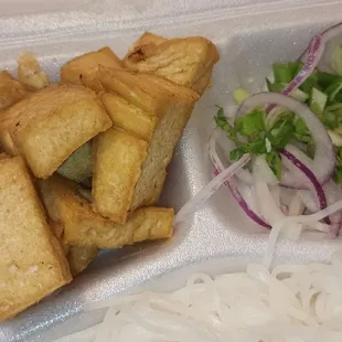 Tofu pho to-go