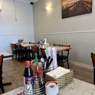 interior, sushi and sashimi