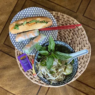 Banh Mi Bo Nuong, Pho Ga, Spring roll