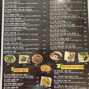 2nd page of the menu.