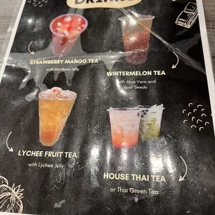 Drink menu - February 2024