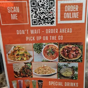 ramen and noodles, menu