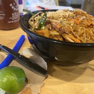 Pad Thai (portion big enough for a couple meals)