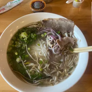 This is the Combo Pho Bowl.