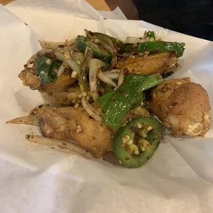 Salt &amp; pepper wings