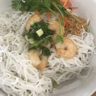Shrimp vermicelli