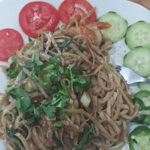 Shrimp stir fry noodle