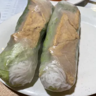 Vegetarian spring rolls