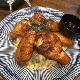 Fried Rice with Chicken Wings (6)