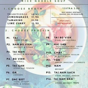 ***Updated/New Menu***