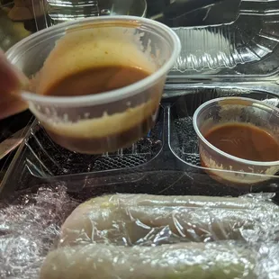 When you are getting it delivered and ask for an extra peanut sauce...