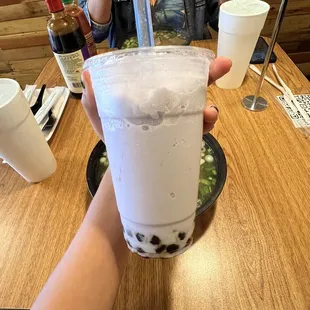Taro Boba (HIGHLY RECOMMEND, creamy and delicious)