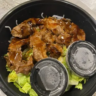 Low effort. Only lettuce as vegetables.