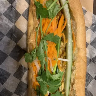 Tofu Banh Mi Sandwich