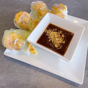 Grilled Shrimp Summer Rolls