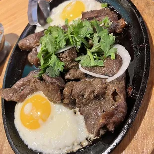 BM7. Sizzling Ribeye with Eggs-Bo Ne BM7. Sizzling Ribeye with Eggs-Bo Ne