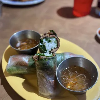 A14. Surf & Turf Spring Rolls