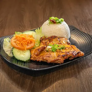 Grilled Chicken and Rice