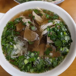 Steak and chicken pho