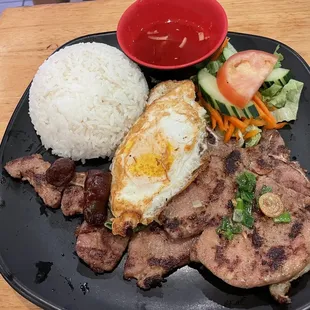 42. Grilled Pork Chop Rice Dish