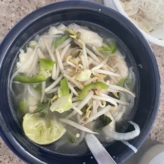 15. Chicken Soup with Rice Noodle