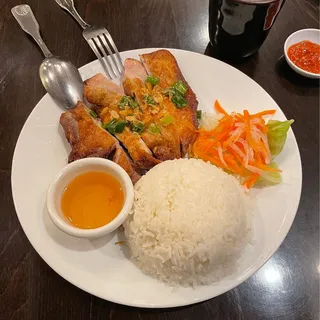 Five Spice Chicken with Rice Plate